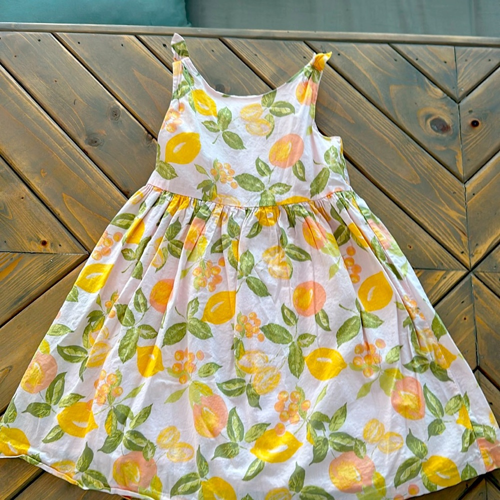 Toddler girls osh kosh lemon dress. Size 5. Used once .